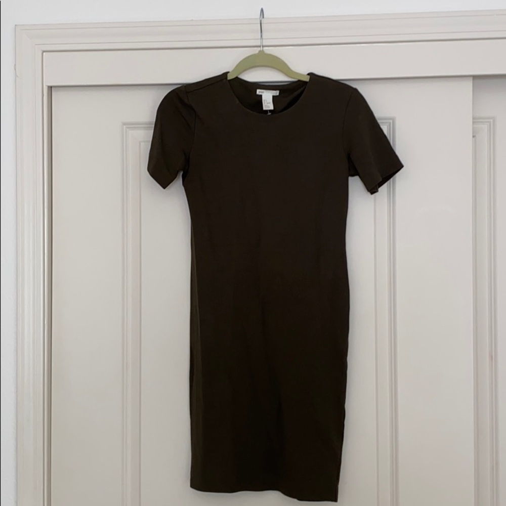 MIDI short sleeve dress